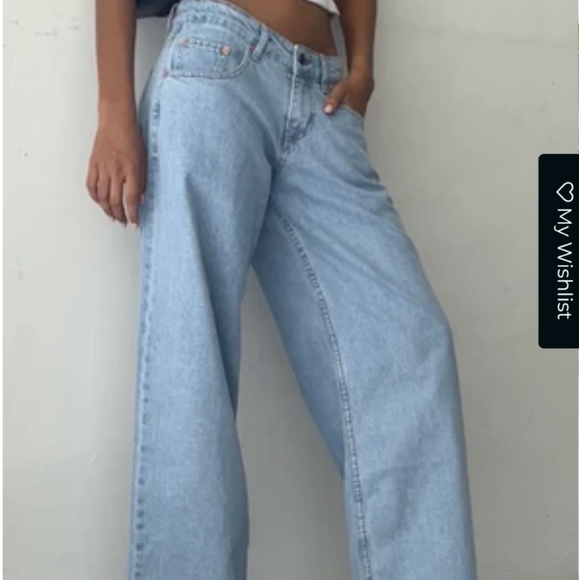 Motel rocks wide leg jeans 32/34 - Picture 5 of 6